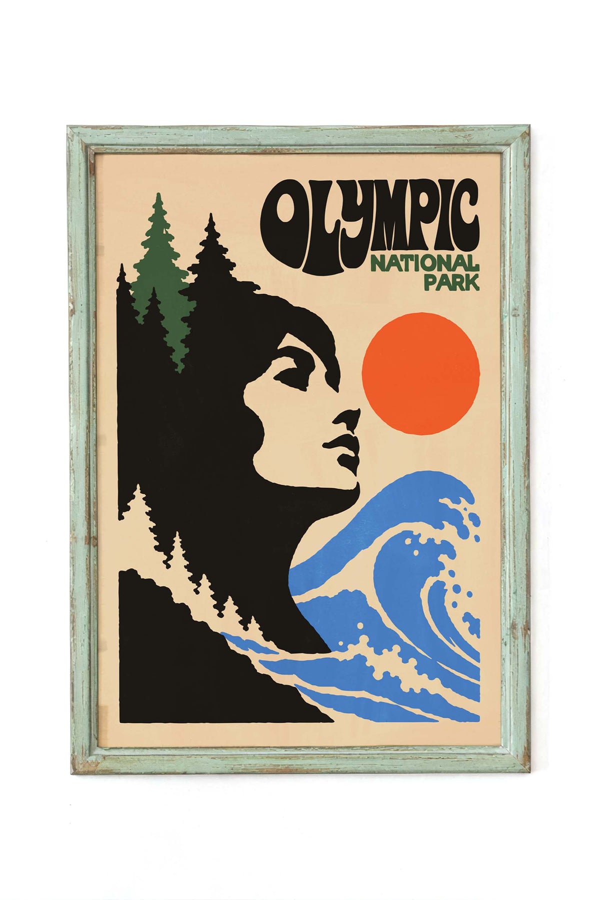Olympic National Park Vintage Poster