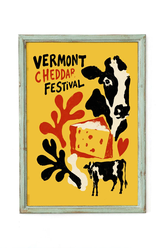 Vermont Cheddar Festival Poster Print