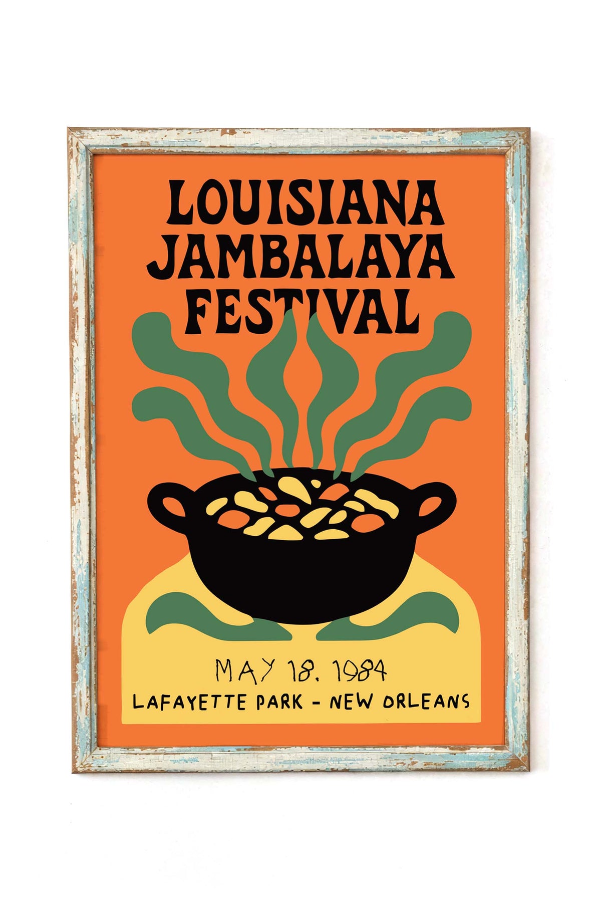 Louisiana Jambalaya Festival Poster
