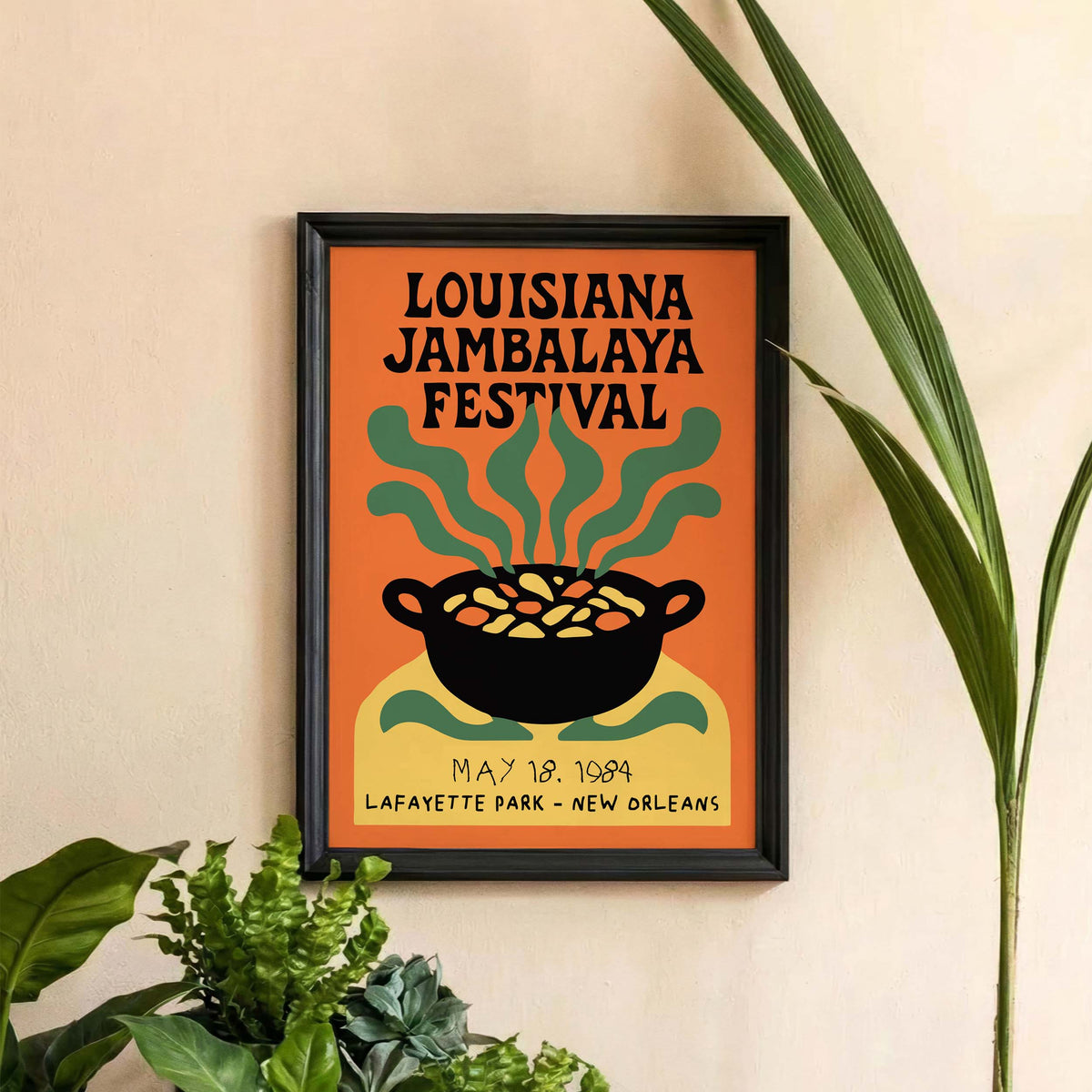 Louisiana Jambalaya Festival Poster