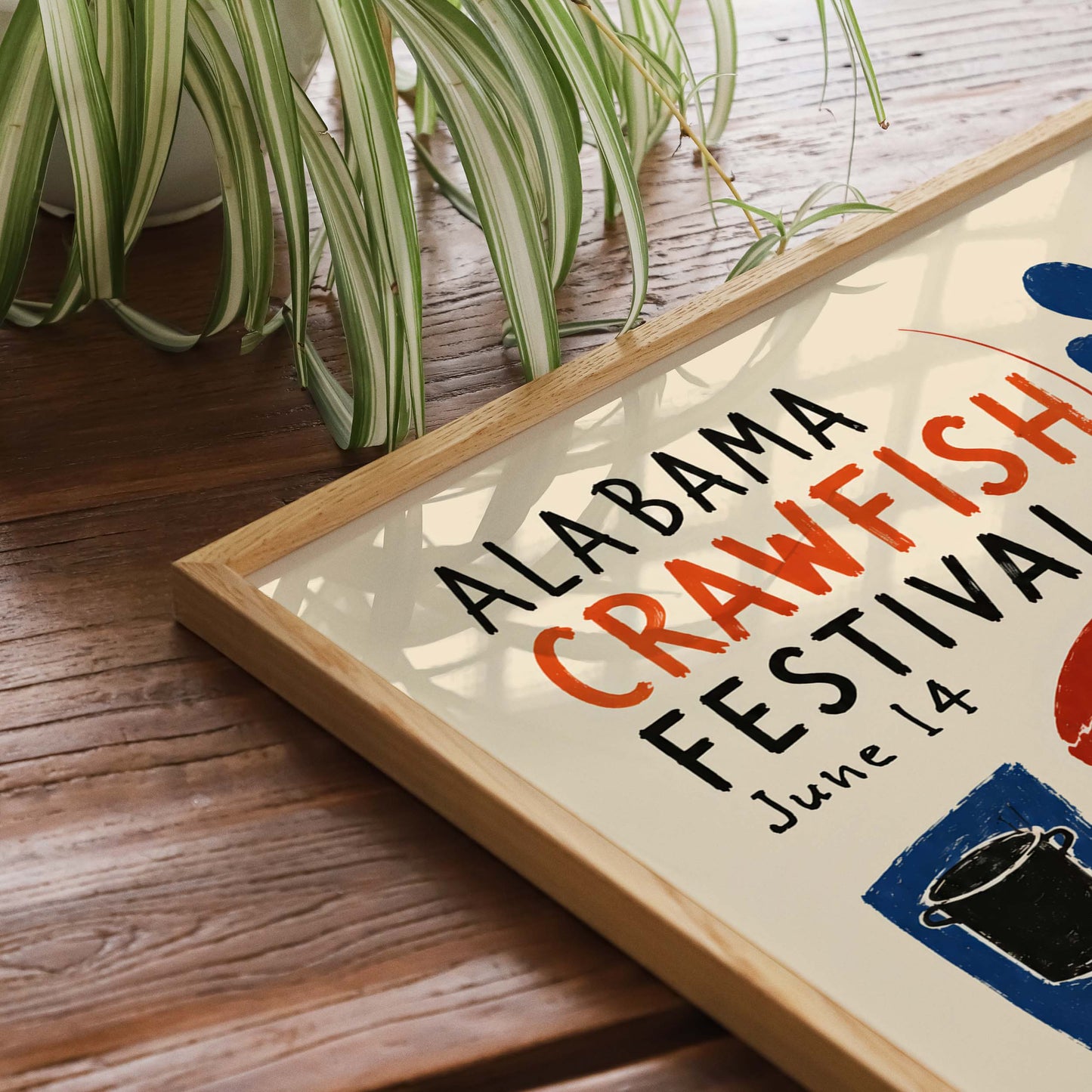 Alabama Crawfish Festival Poster Print