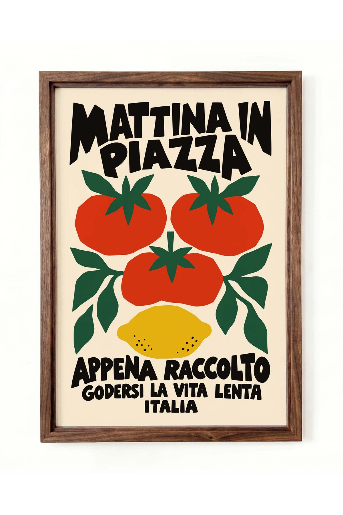 Italian Pizza Kitchen Wall Art