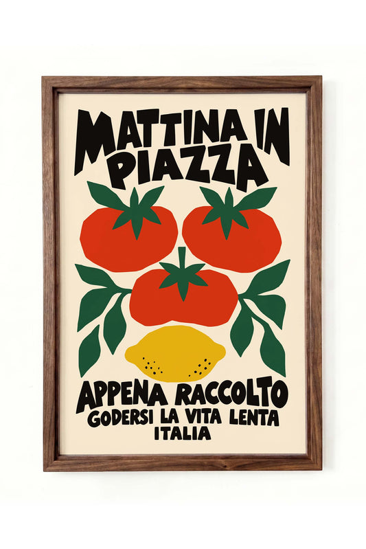 Italian Pizza Kitchen Wall Art