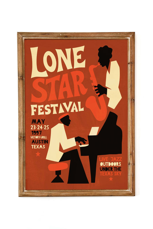 Lone Star Jazz Festival Print