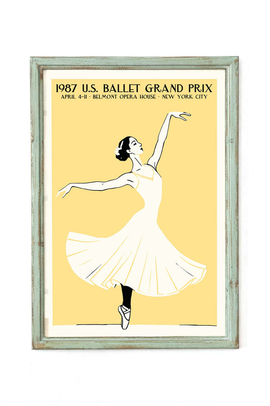 Ballet Grand Prix Poster Print
