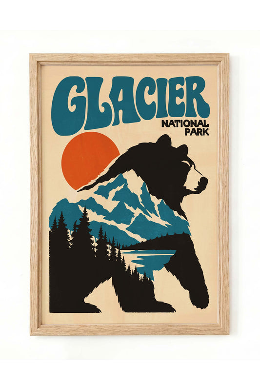 Glacier National Park Bear Print