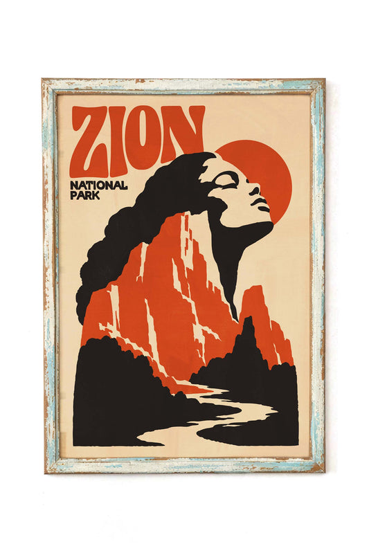 Zion National Park Poster