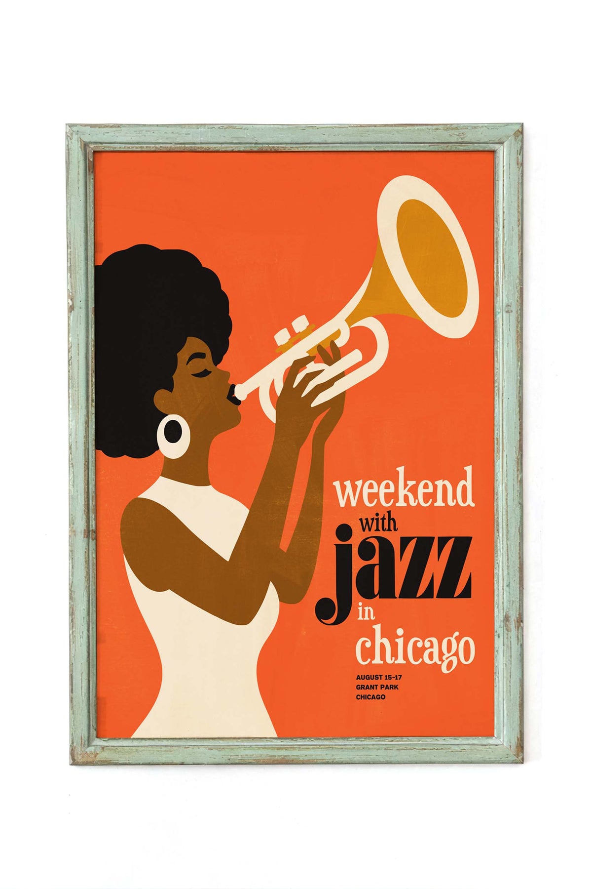 Jazz Chicago Trumpet Print