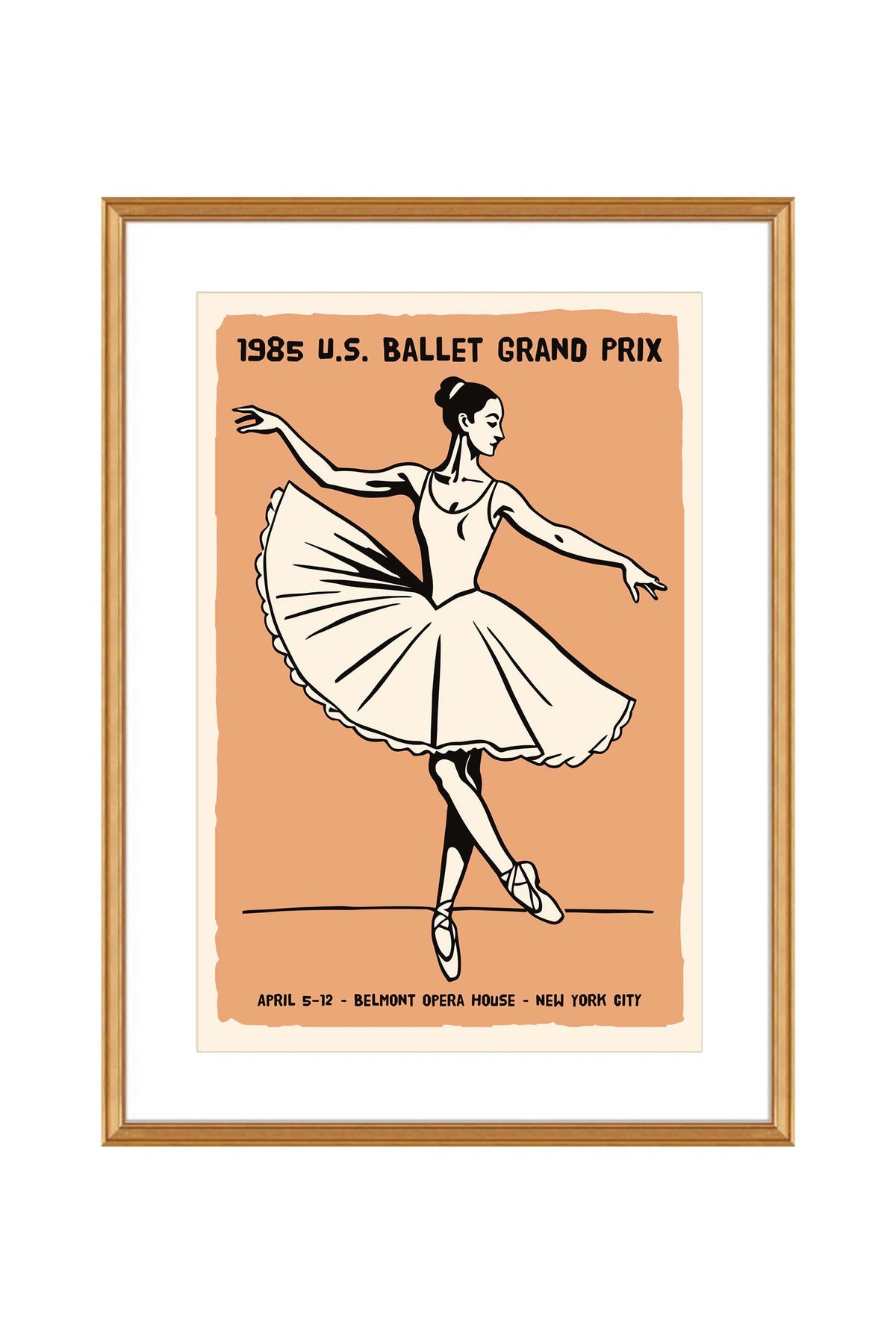 U.S. Ballet Grand Prix Poster