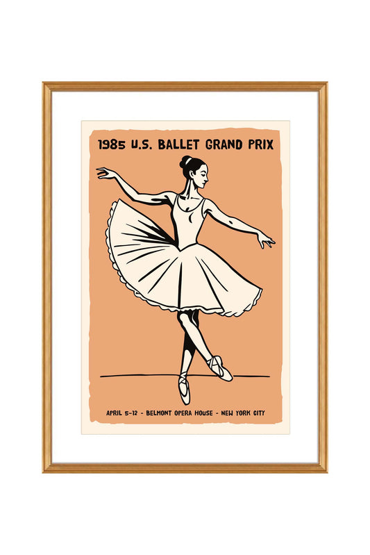 U.S. Ballet Grand Prix Poster