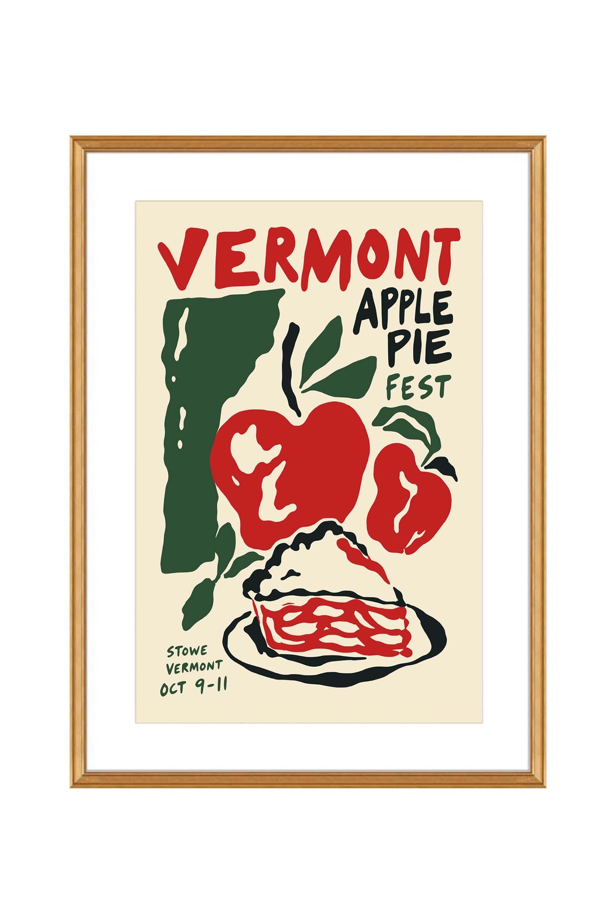 Vermont Apple Pie Festival Print