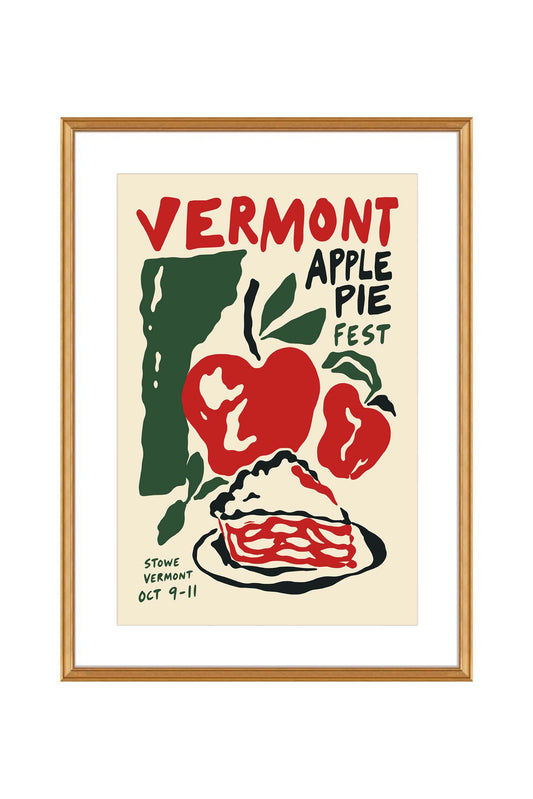 Vermont Apple Pie Festival Print
