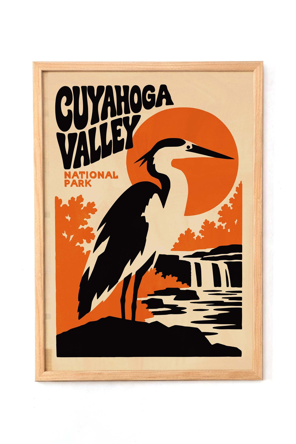 Cuyahoga Valley Heron National Park Poster