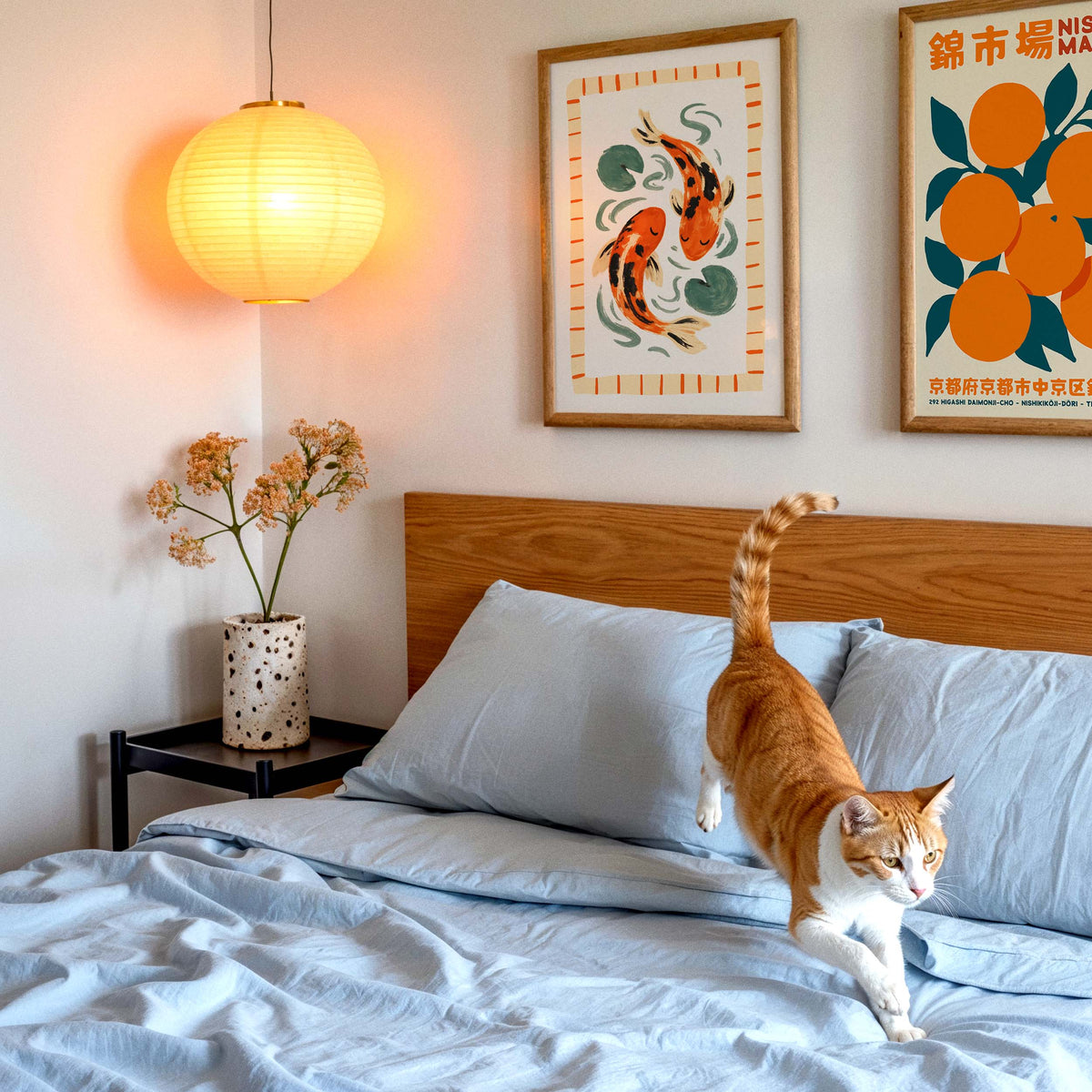 Koi Fish Japanese Wall Art Print