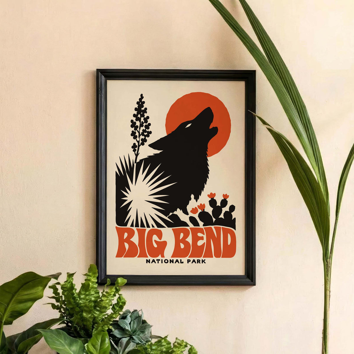 Big Bend Wolf National Park Print