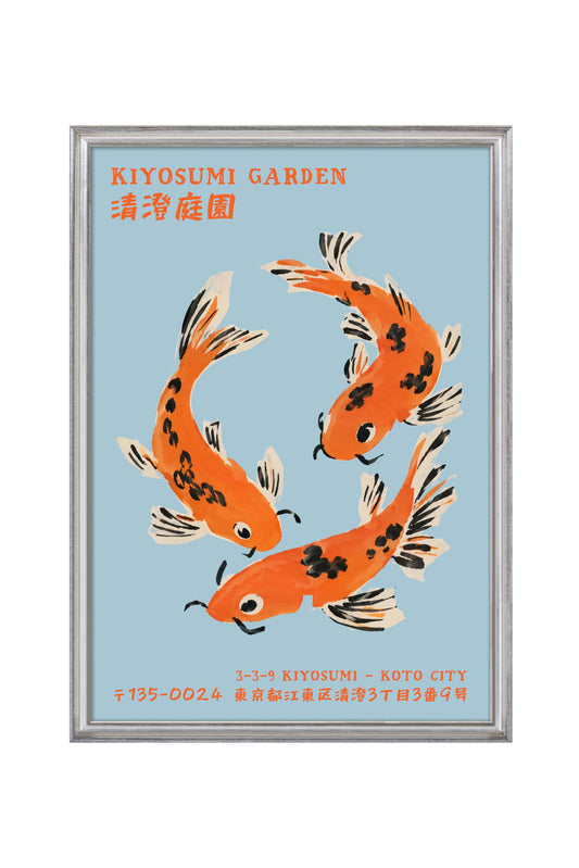 Kiyosumi Garden Koi Fish Print