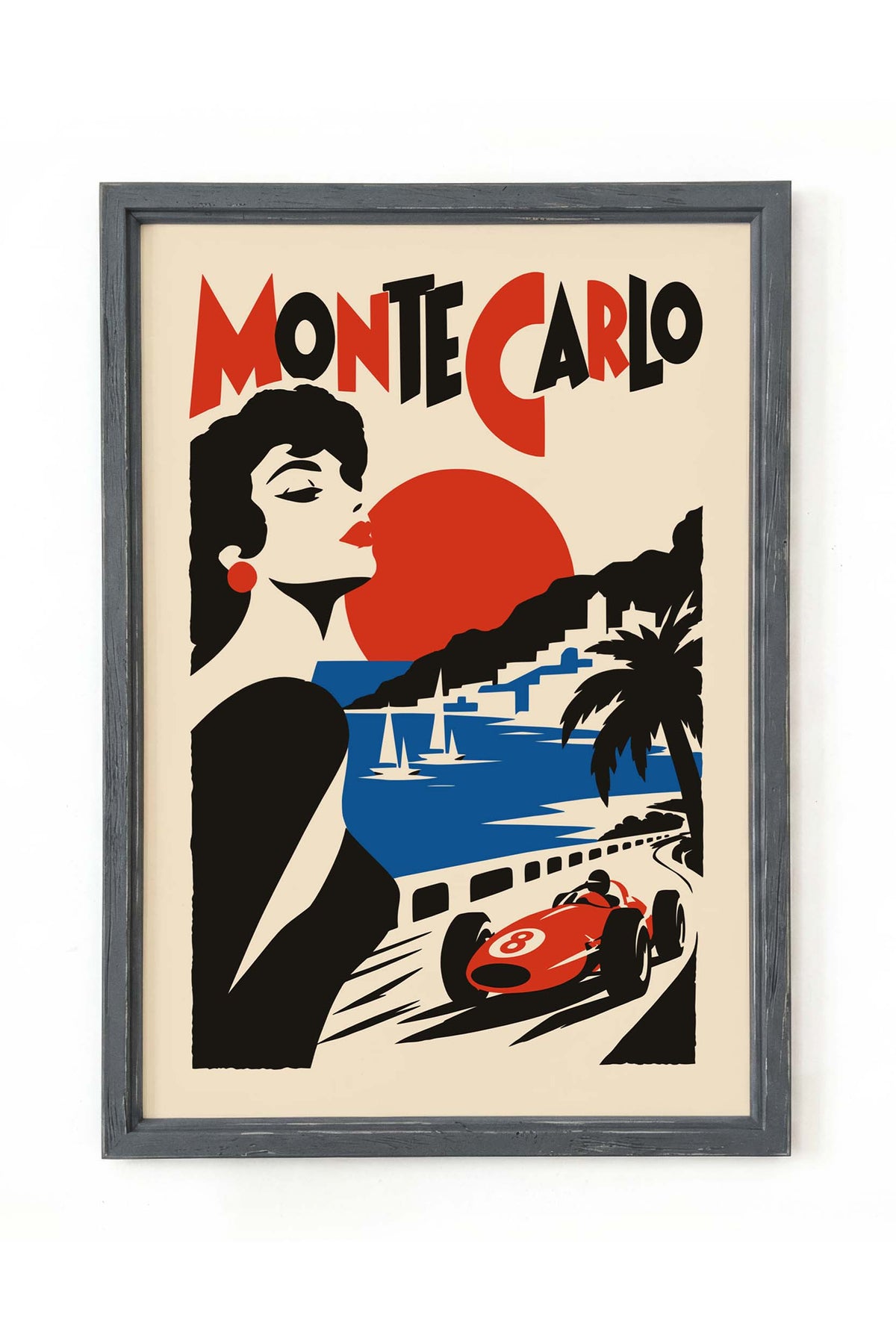 Monte Carlo Racing Travel Wall Art