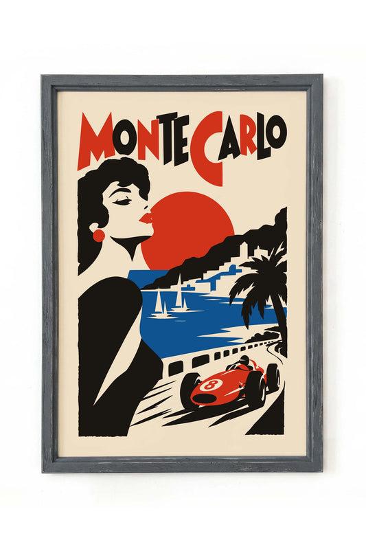 Monte Carlo Racing Travel Wall Art