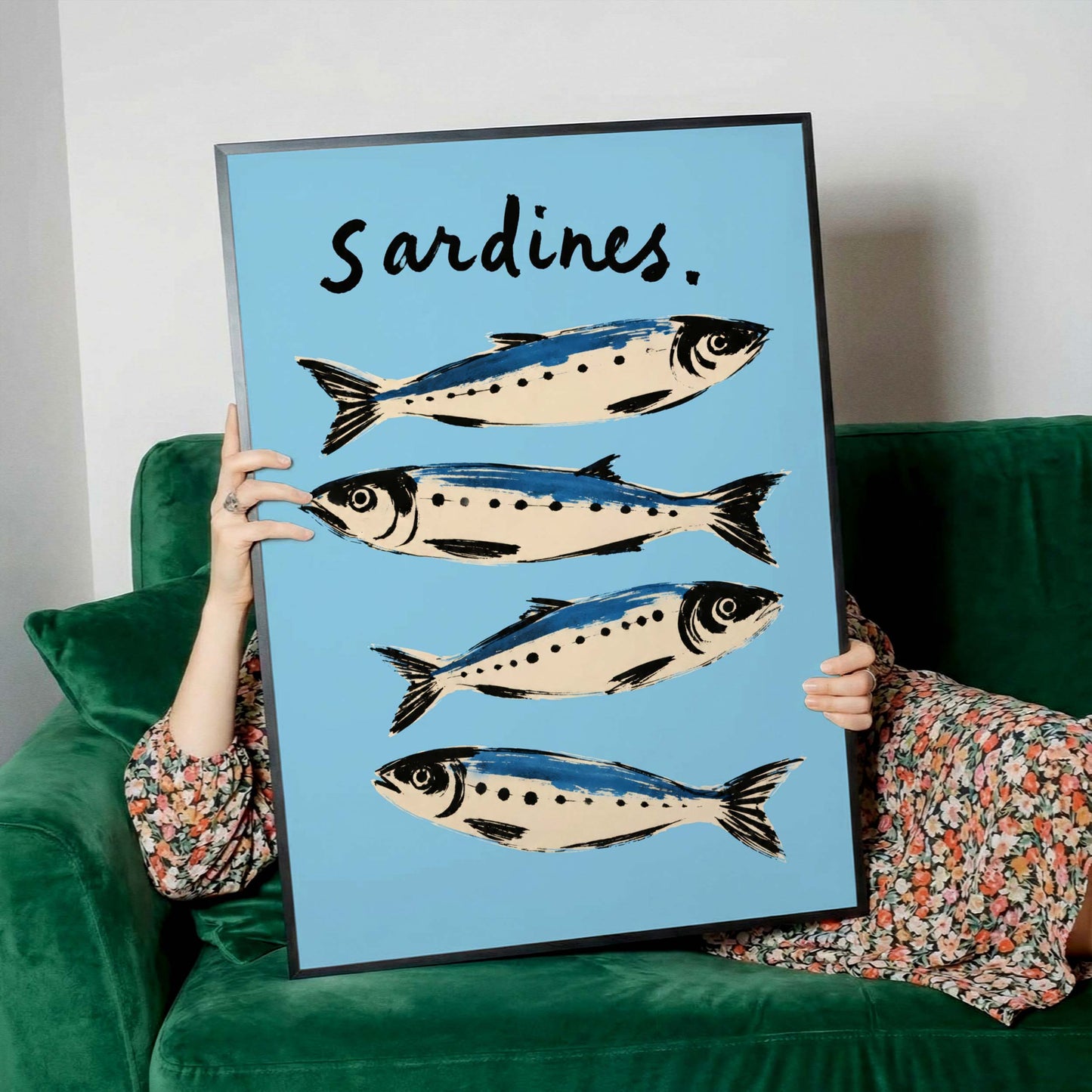 Sardines Fish Poster Print