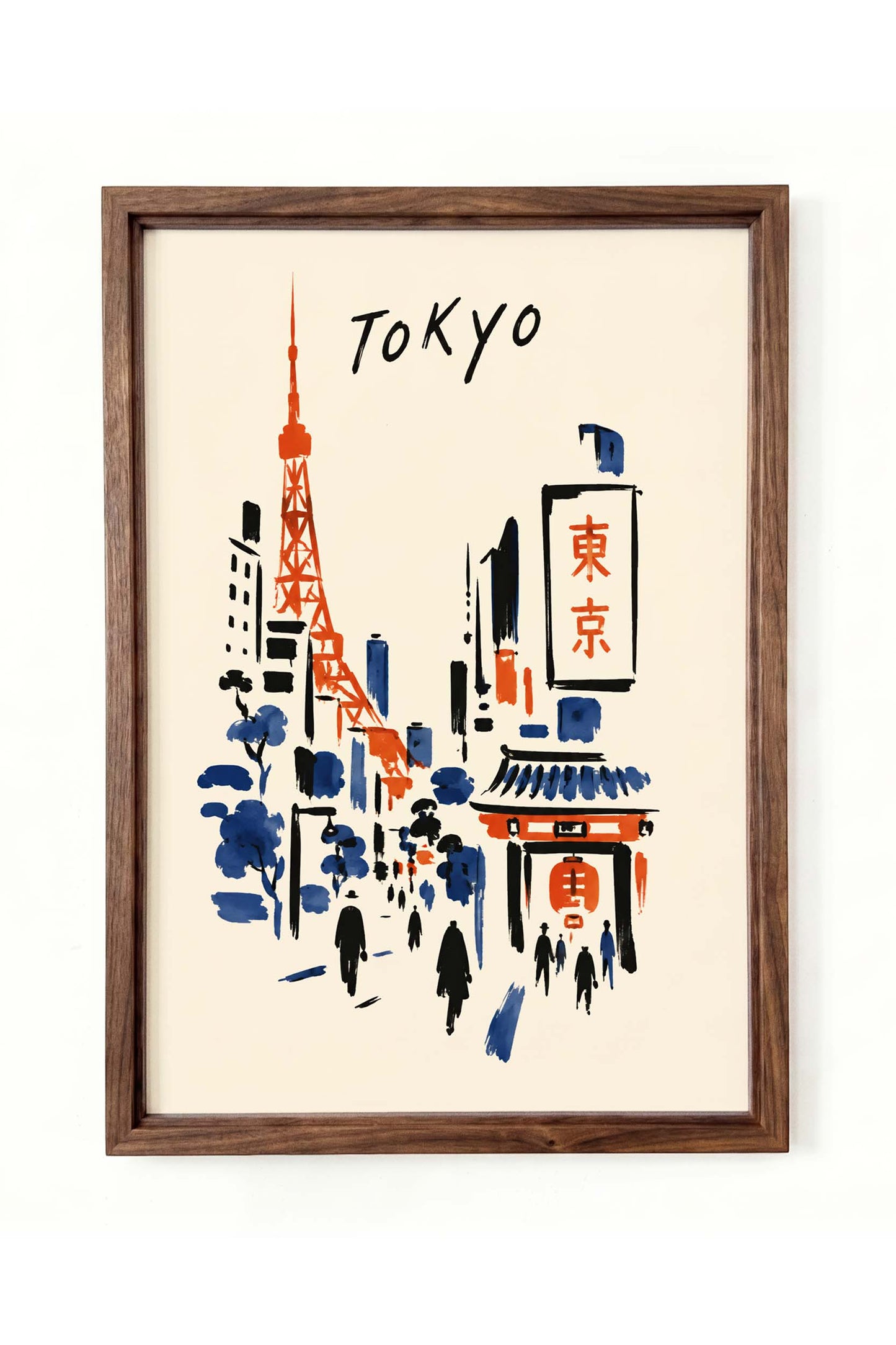Tokyo City Poster Print