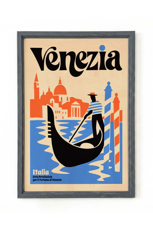 Venice Italy Travel Poster