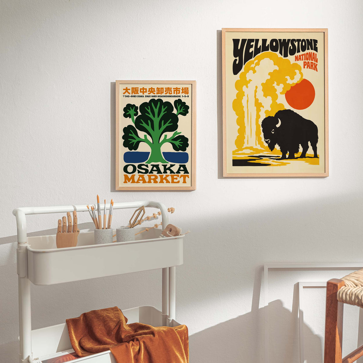 Yellowstone Bison National Park Poster