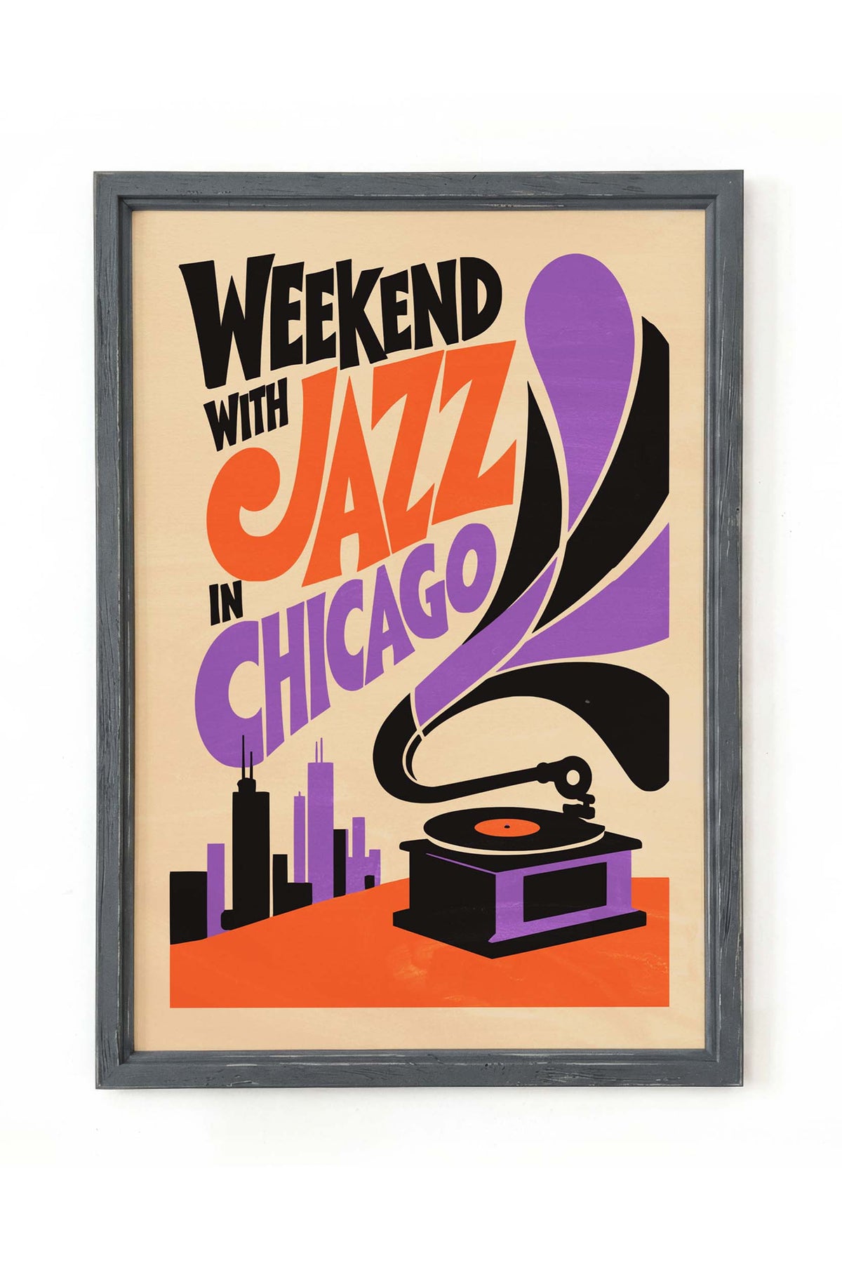 Weekend Jazz Chicago Wall Art