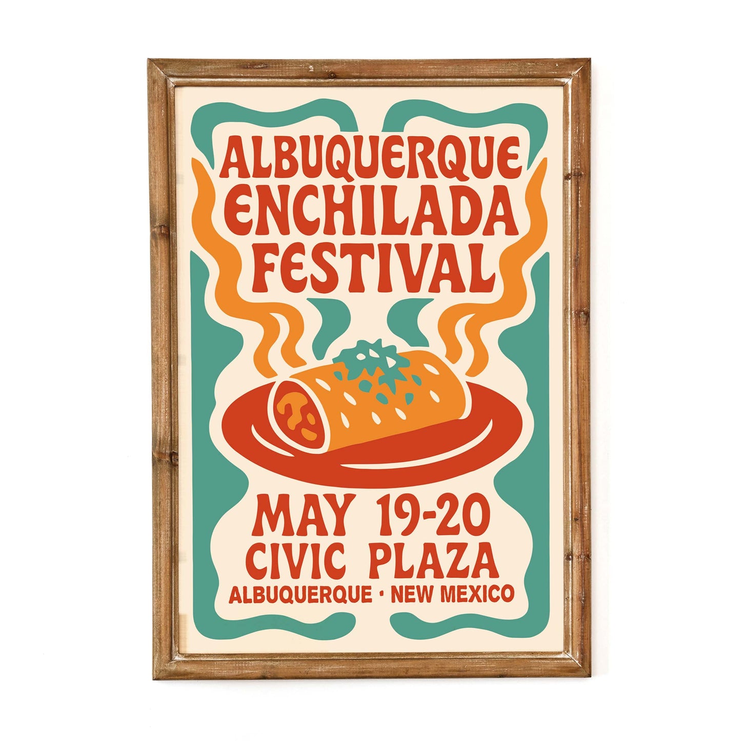 Albuquerque Enchilada Festival Food Poster