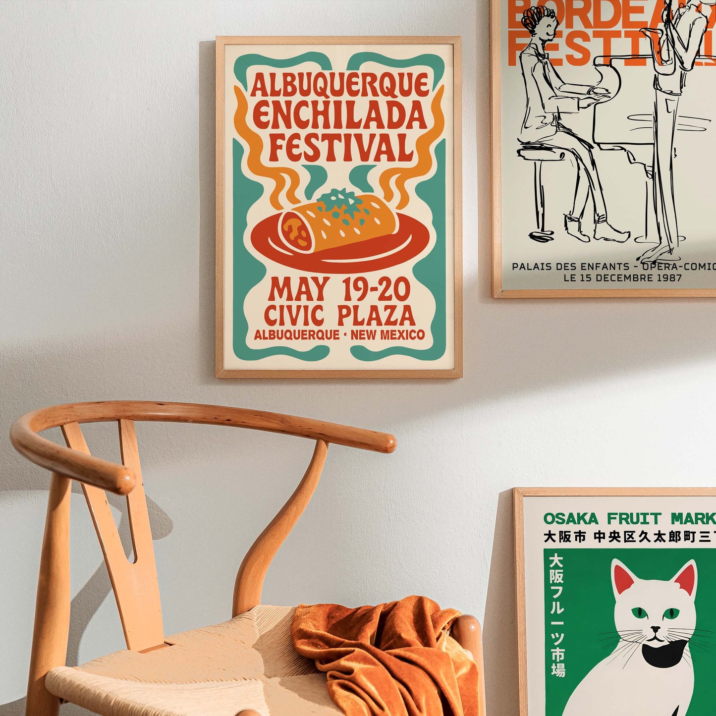 Albuquerque Enchilada Festival Food Poster