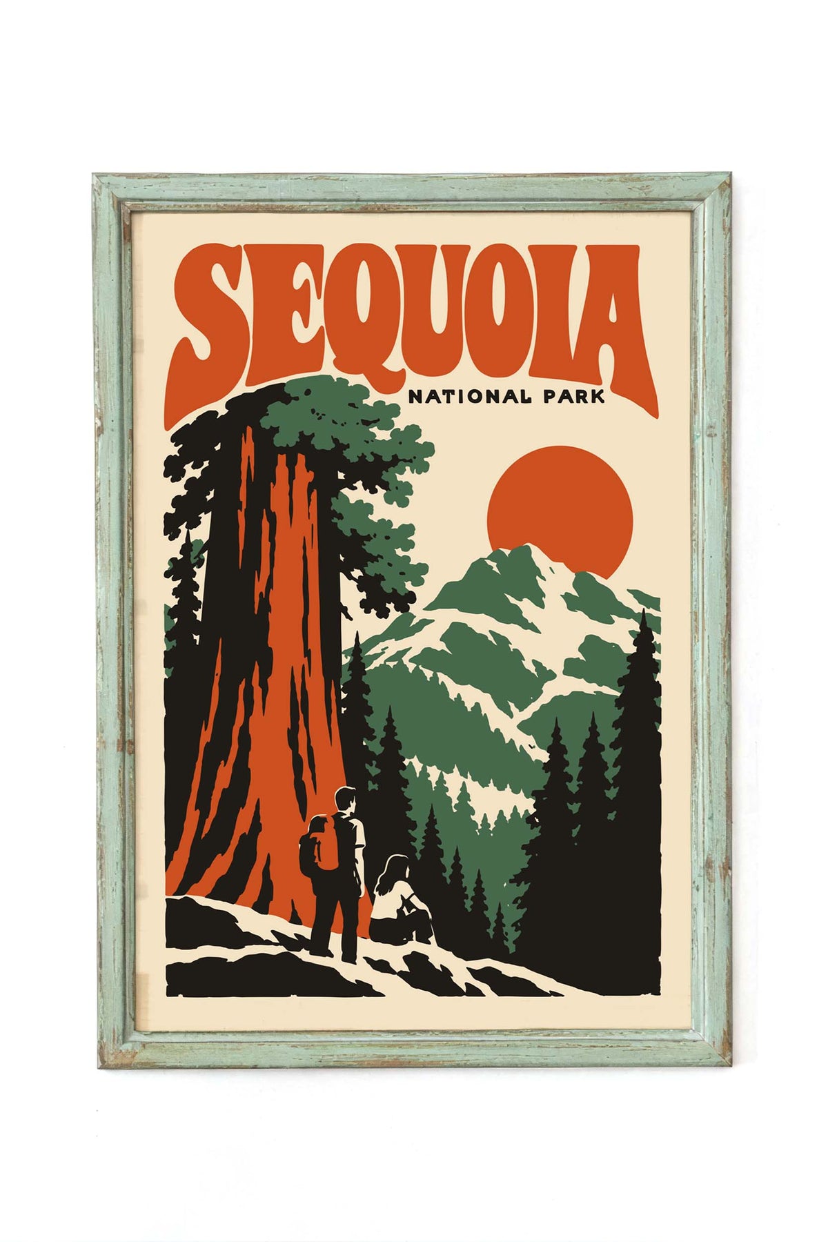 Sequoia National Park Vintage Poster