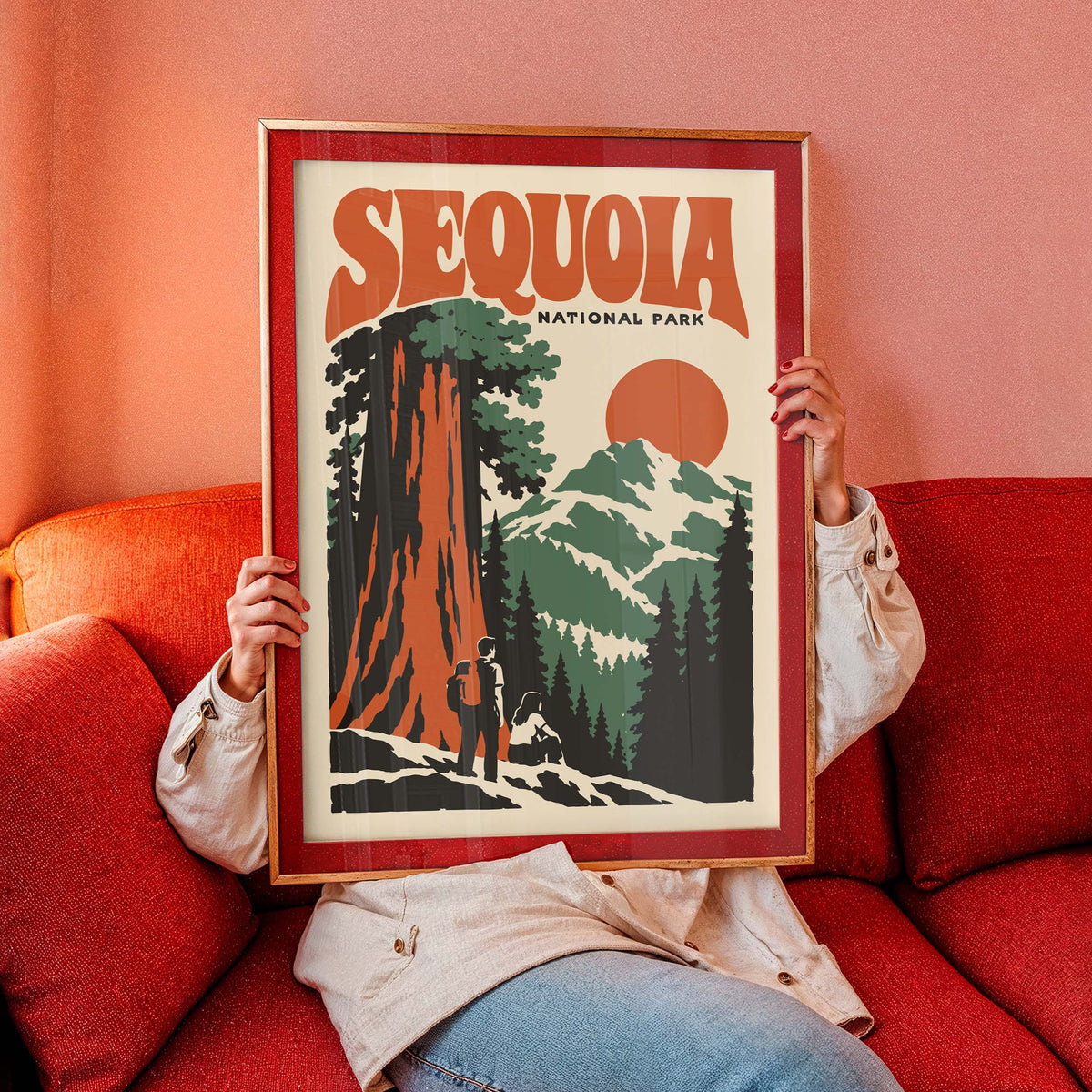 Sequoia National Park Vintage Poster