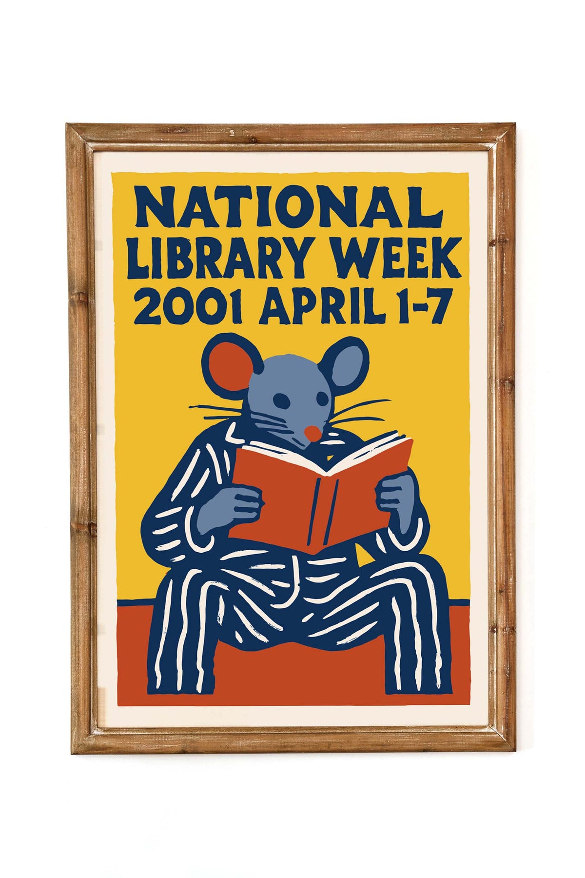 National Library Week Reading Poster