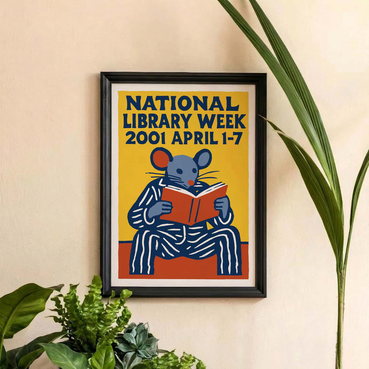 National Library Week Reading Poster