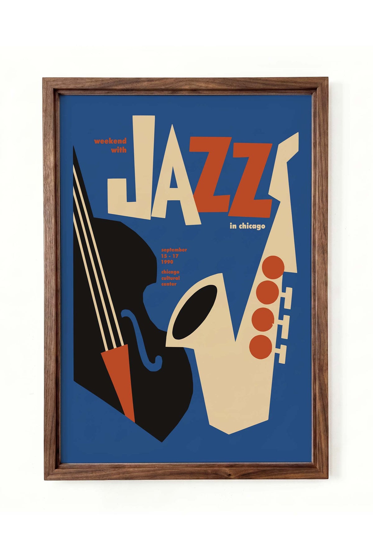 Jazz Weekend Chicago Print