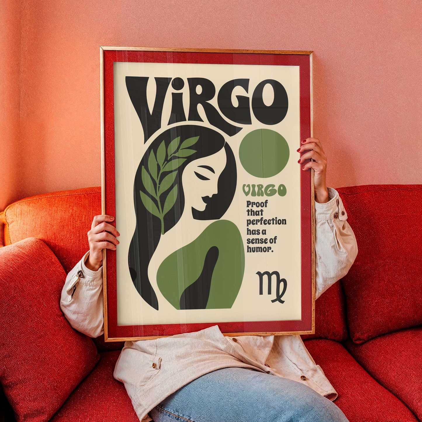 Virgo Zodiac Wall Art Print