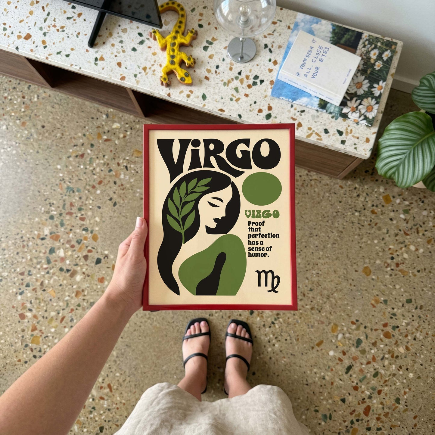 Virgo Zodiac Wall Art Print