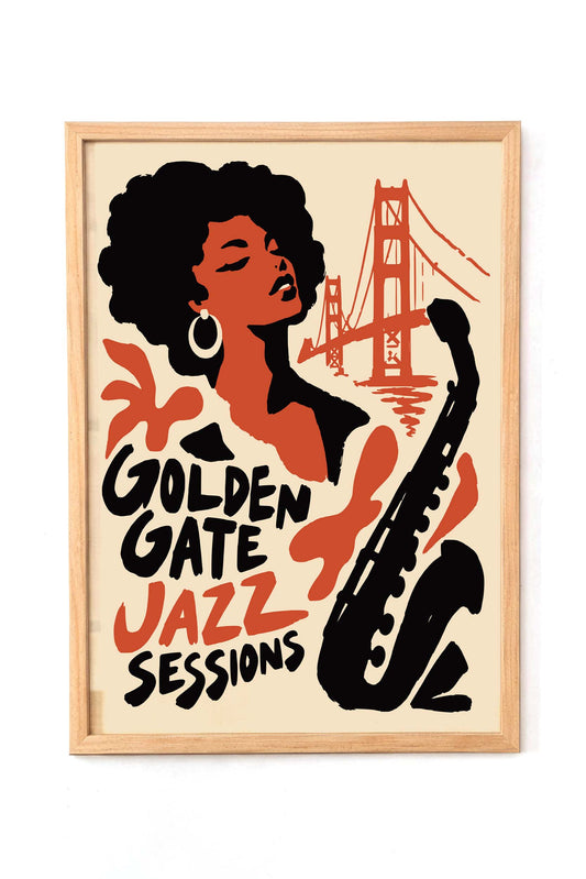 Golden Gate Jazz Print
