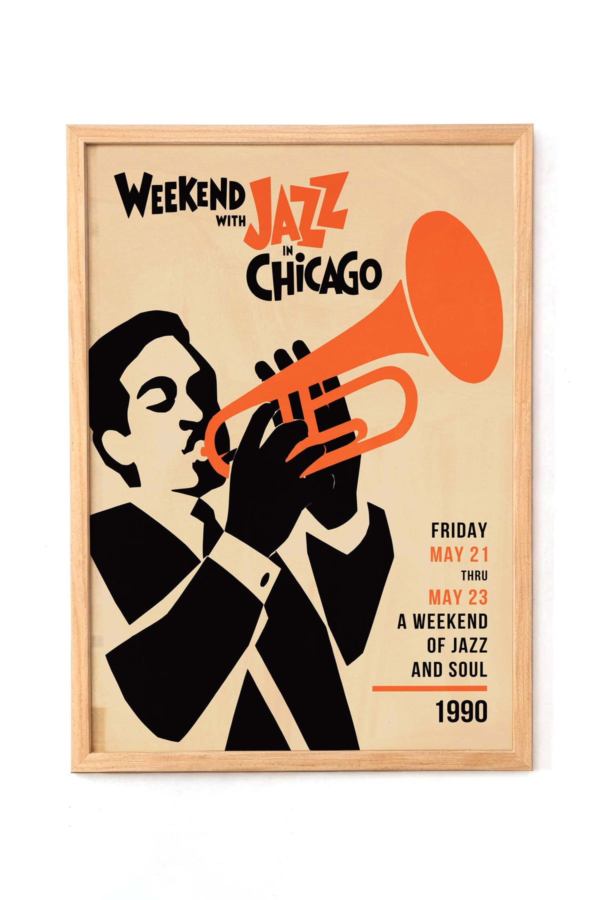 Chicago Jazz Trumpet Print