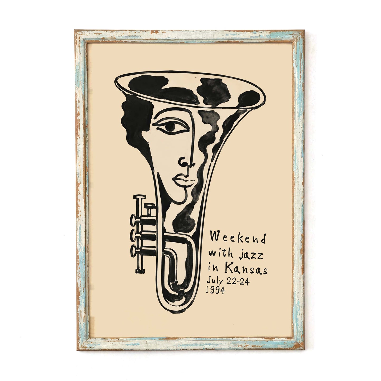 Kansas Jazz Weekend Poster For Music Room