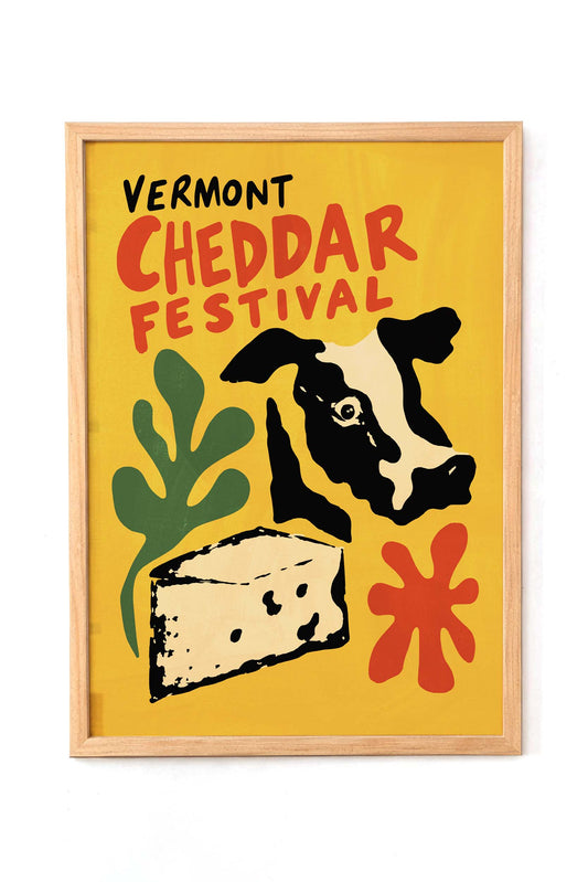 Vermont Cheddar Festival Poster