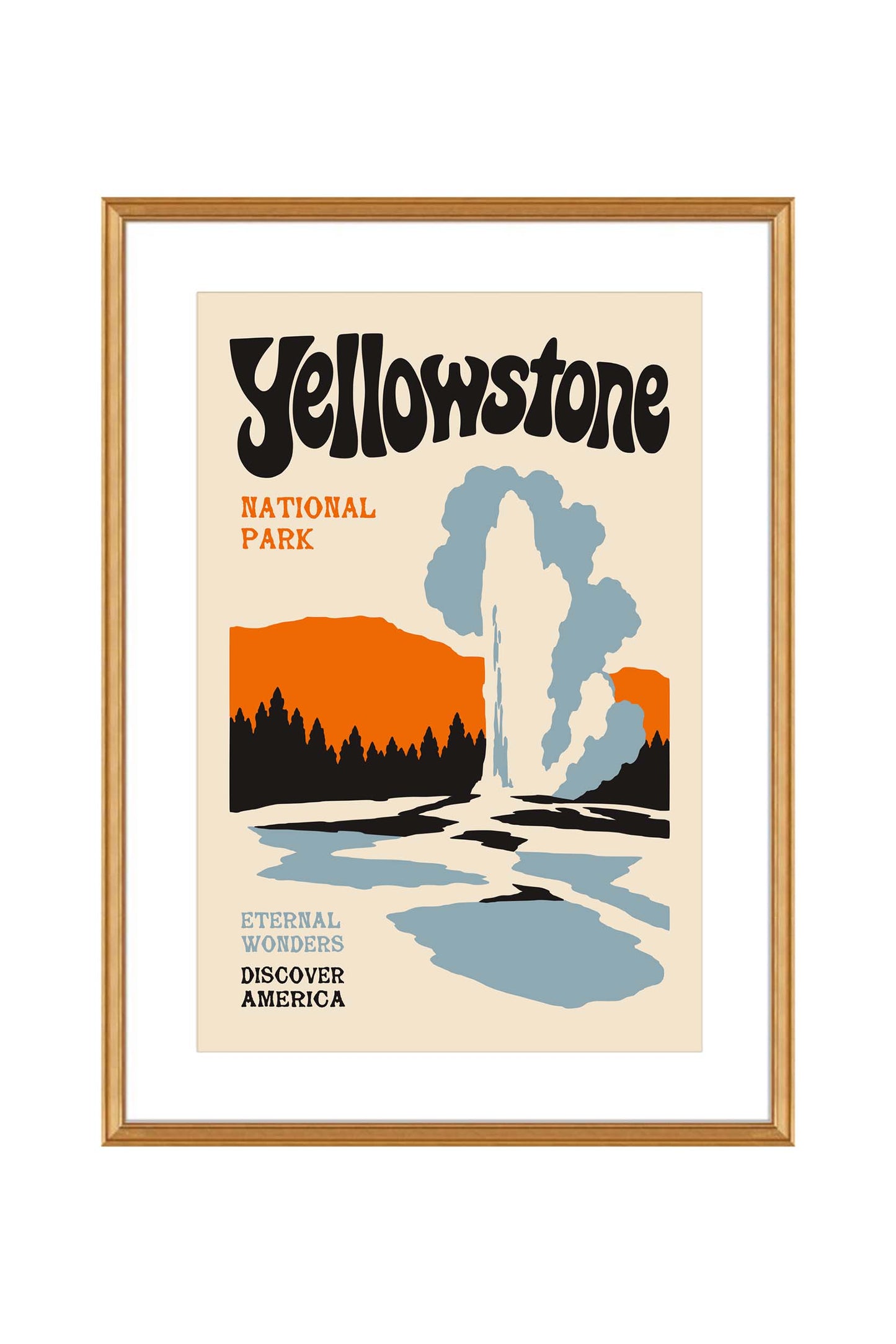 Yellowstone National Park Poster Print