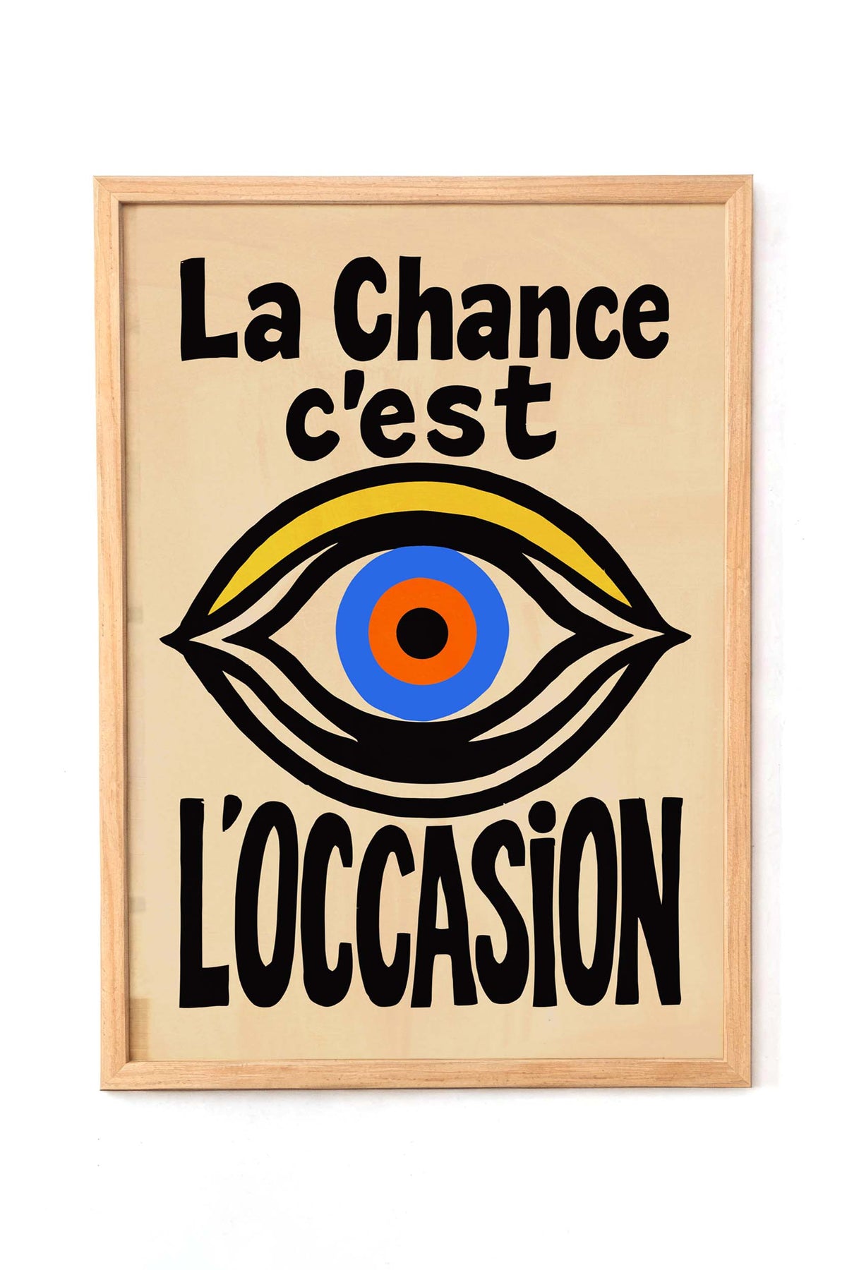 Evil Eye Wall Art Poster Print