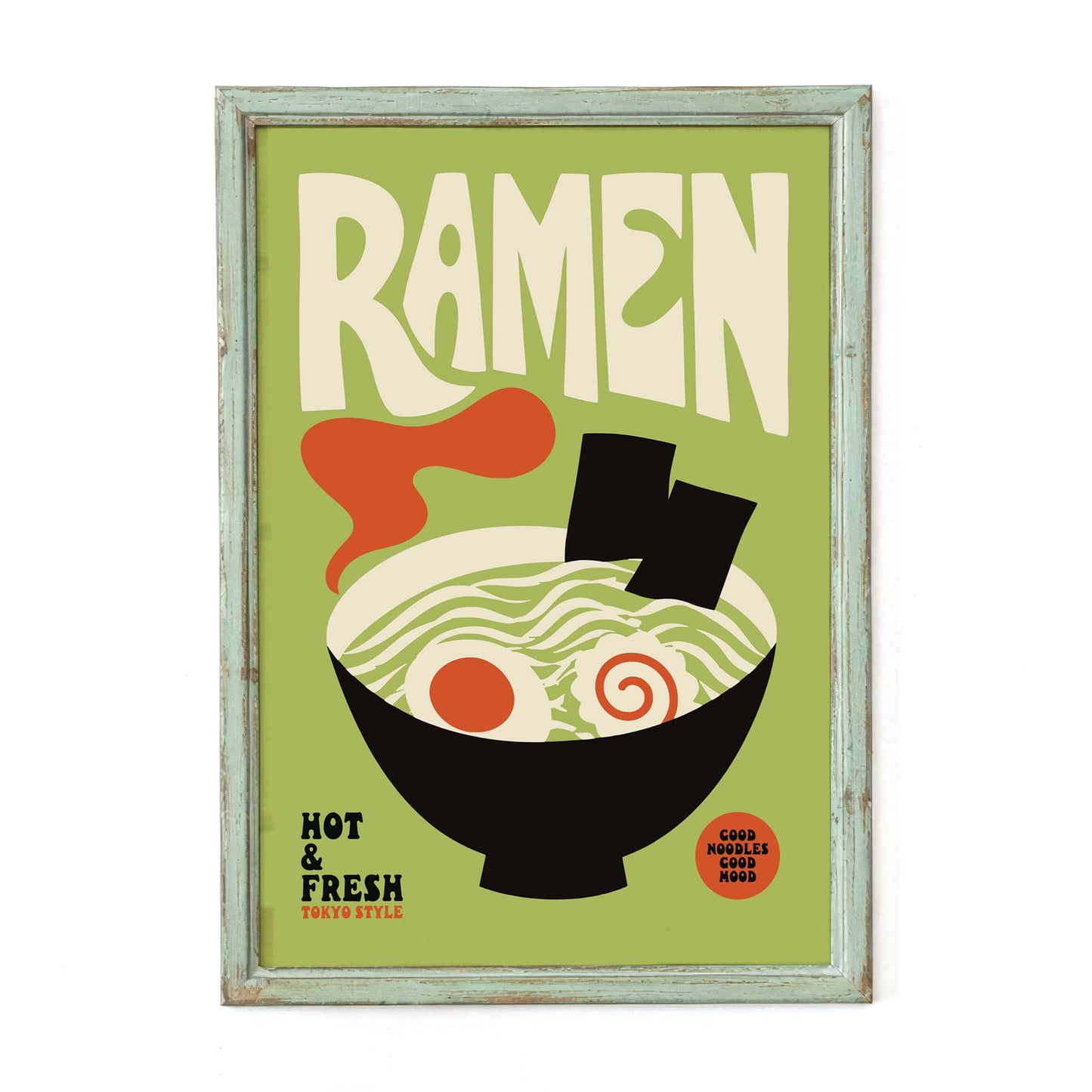 Tokyo Ramen Noodle Bowl Poster