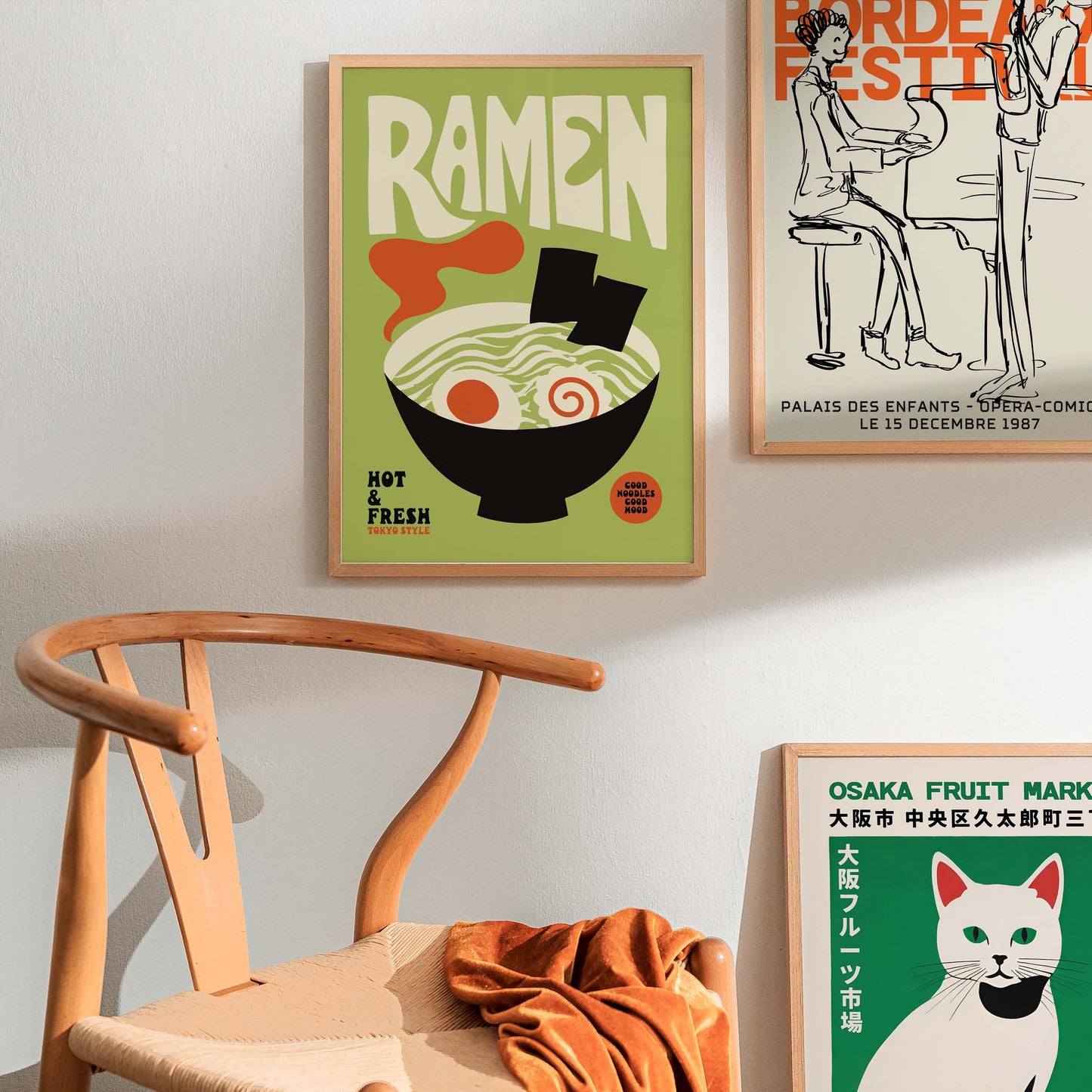 Tokyo Ramen Noodle Bowl Poster