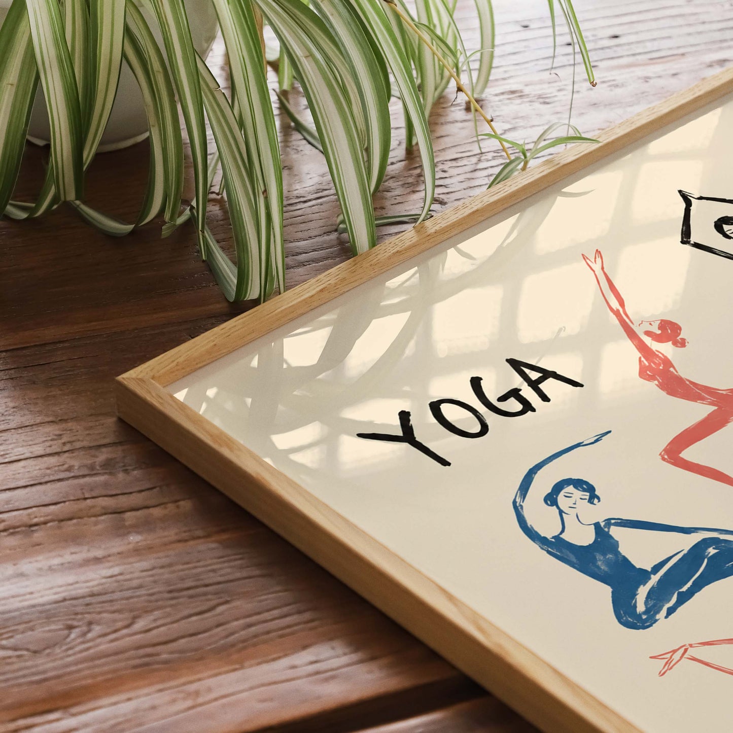 Yoga Poses Poster Print
