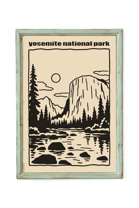 Yosemite National Park Landscape Print
