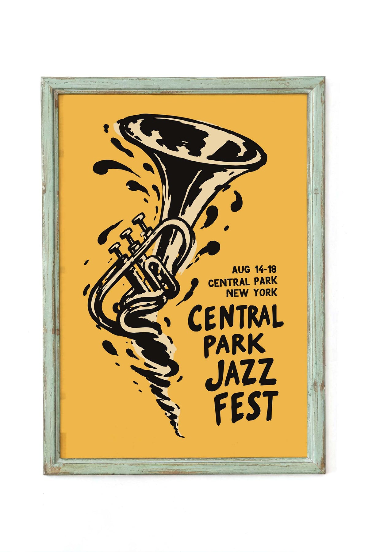 Central Park Jazz Tuba Print