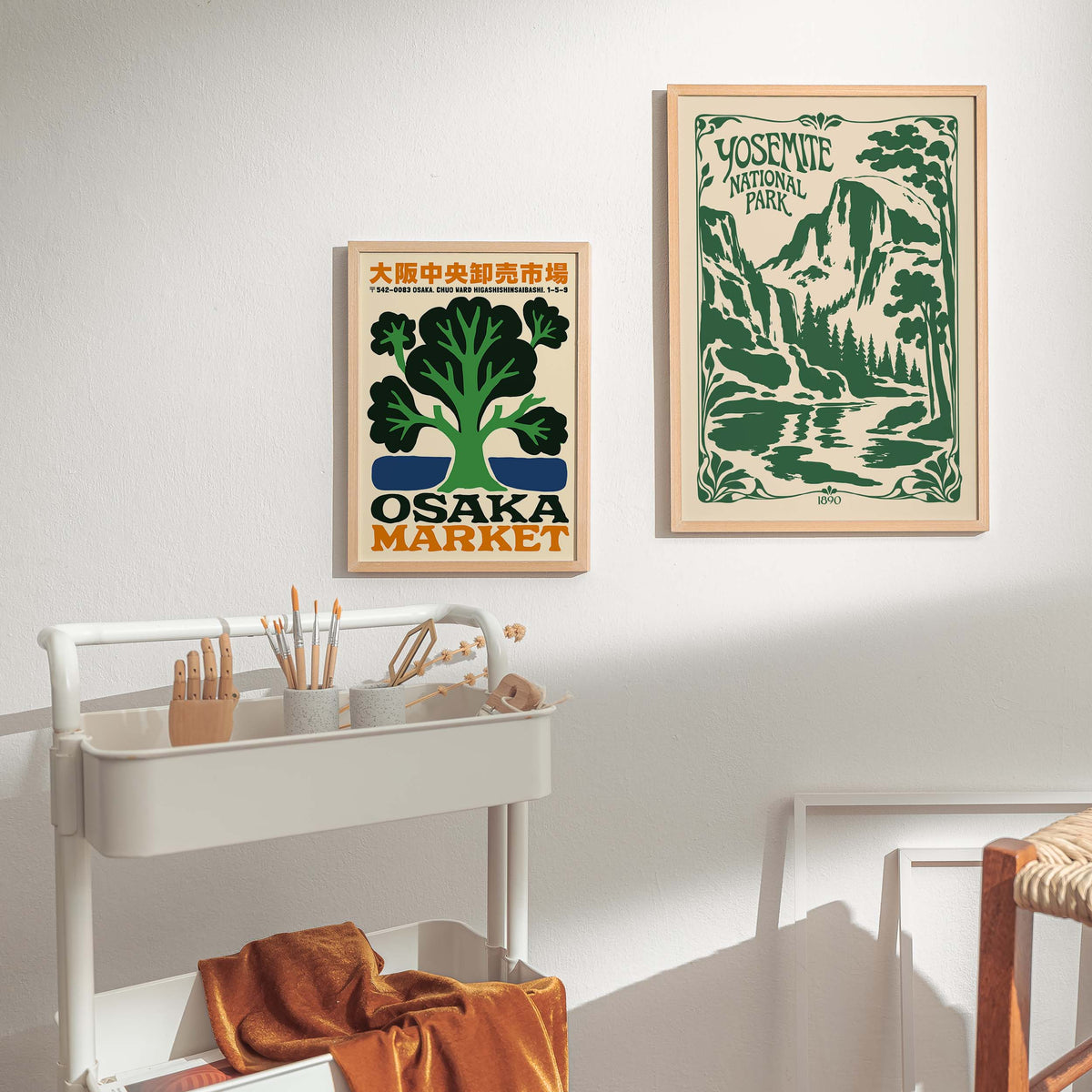 Yosemite National Park Mountain Poster Print