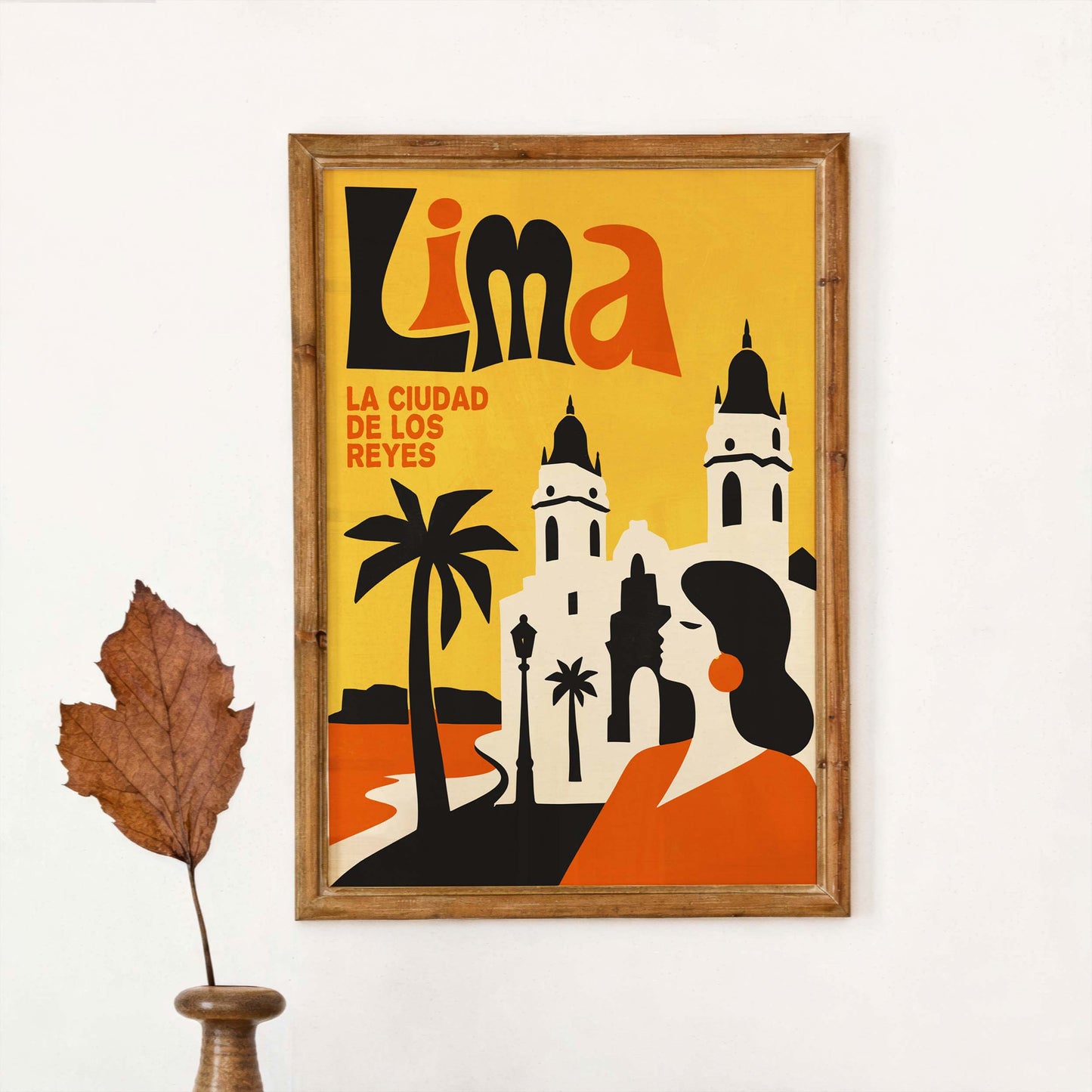 Lima Peru Travel Poster
