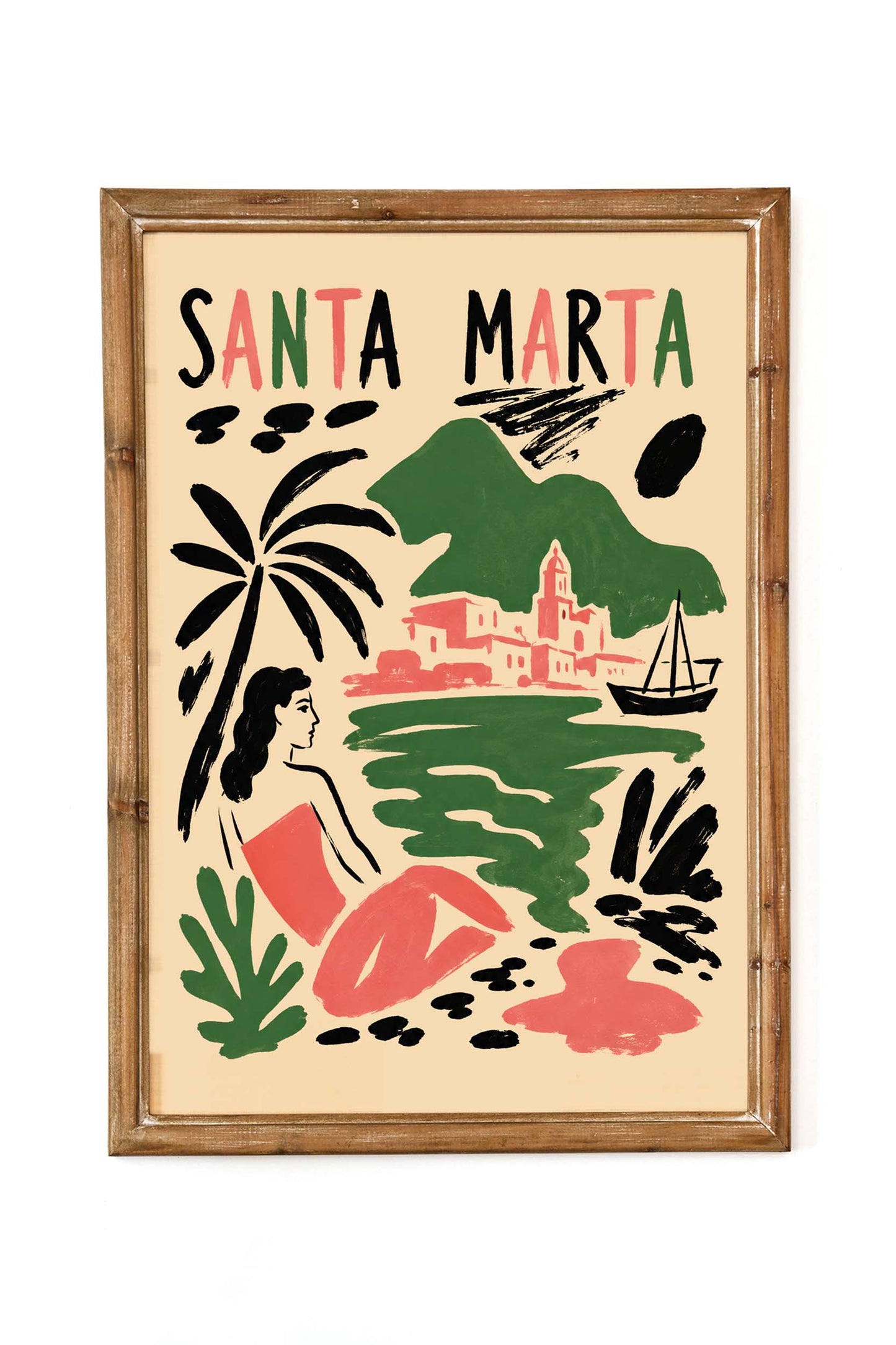 Santa Marta Coastal Poster